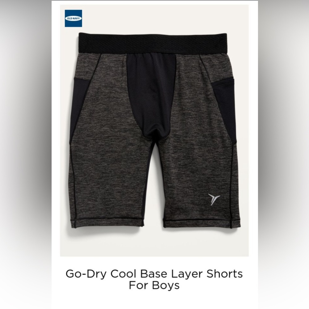 Old Navy Boys Charcoal Gray Grey Underwear Shorts Extra Large XL 14-16